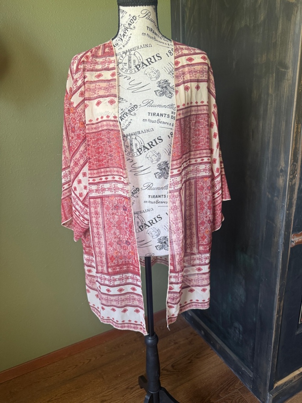 Sheer kimono